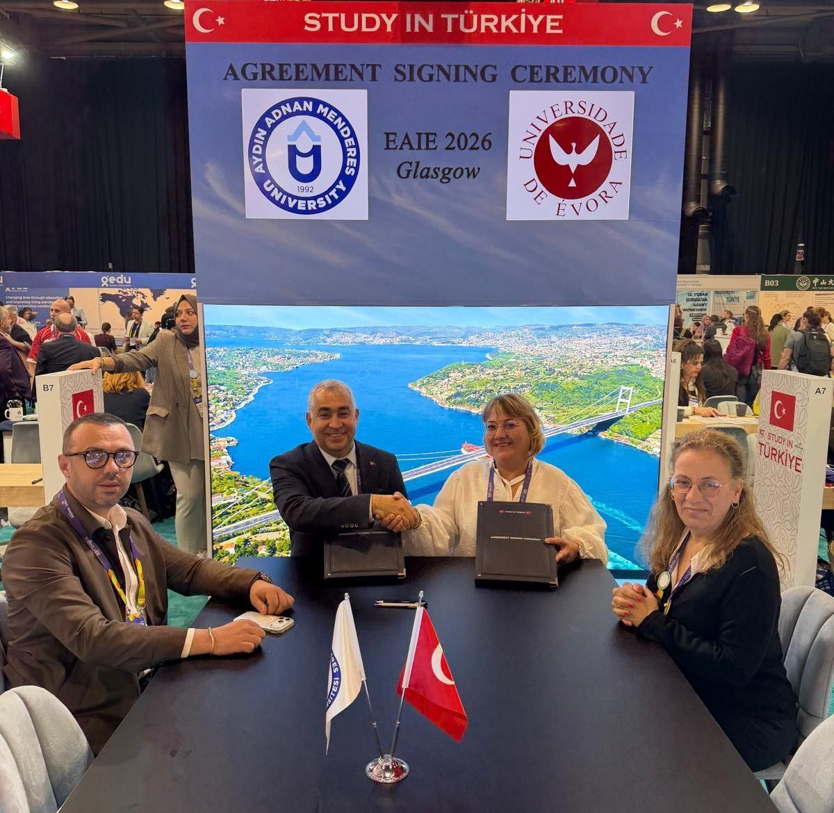 ADU Joins Forces with Universities from Around the World at EAIE 2026 and Signed New Partnership Agreements